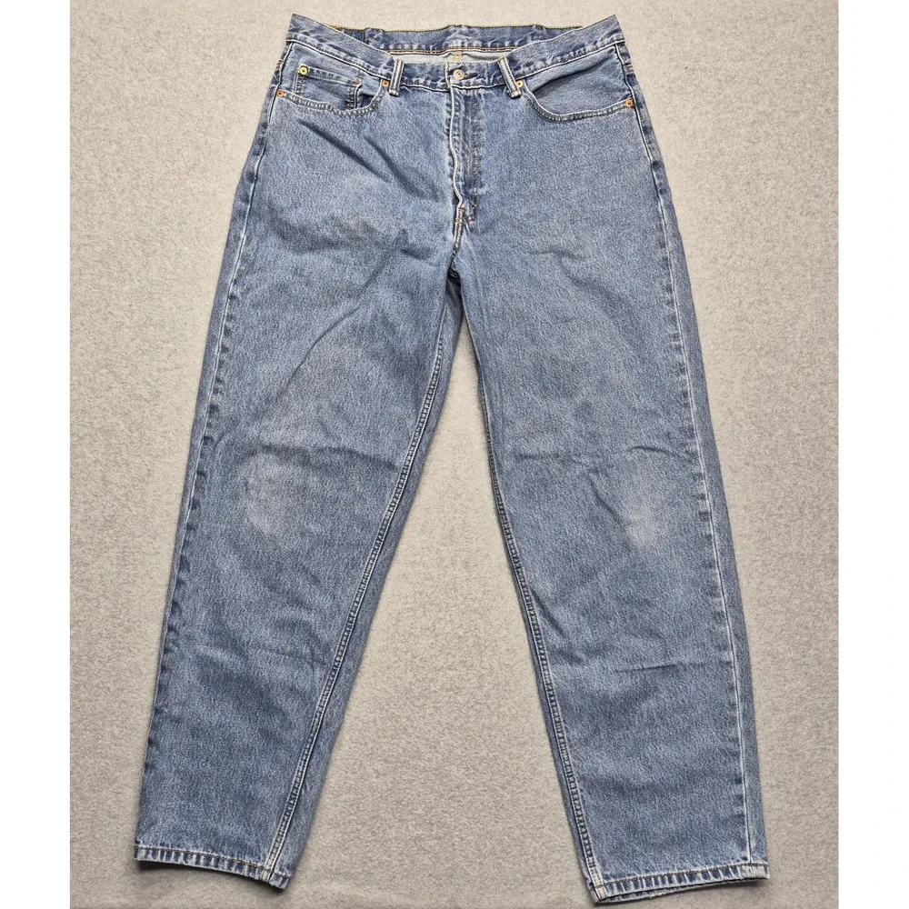 Levi's 560 Jeans Mens 38x34 Comfort Fit Tapered Medium Wash Blue Denim